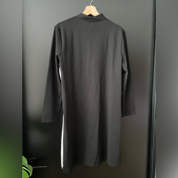 Simple black and white dress- Mango - Picture 3 of 3